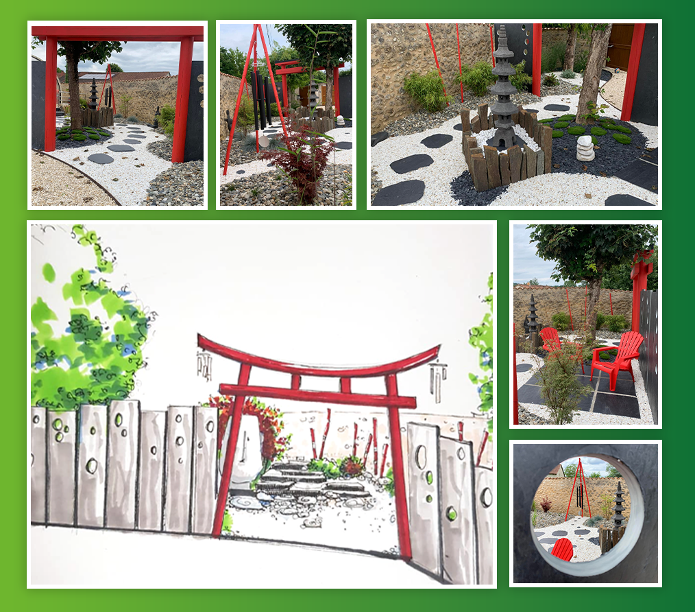 Dessin et création / création de parcs et jardin